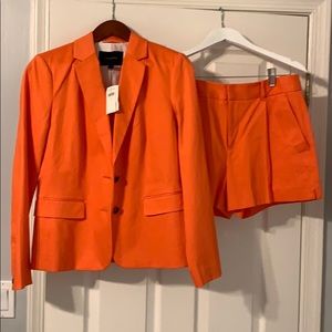 Banana Republic Coral Suit 2 pieces blazer&shorts